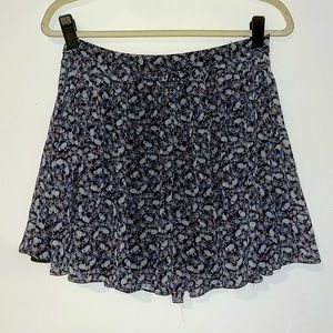 ZARA Patterned Circle Mini Skirt